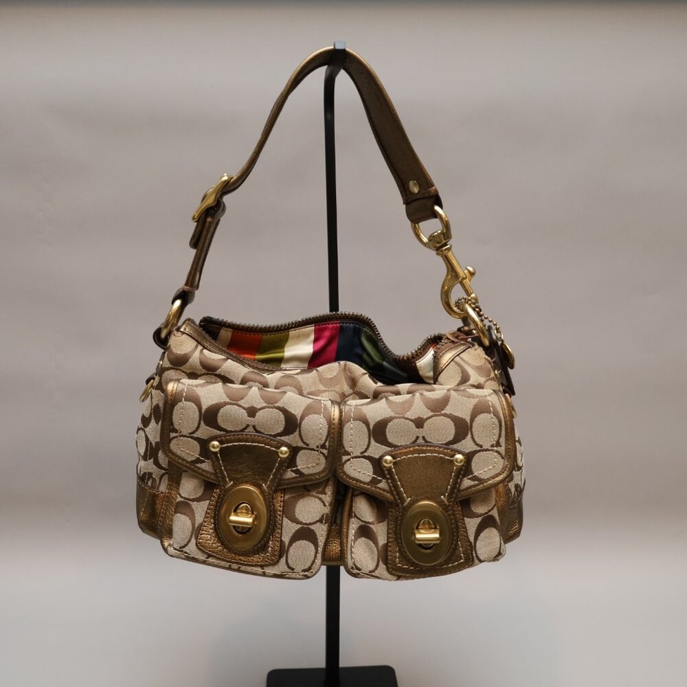 Coach Legacy Signature Shoulder Bag